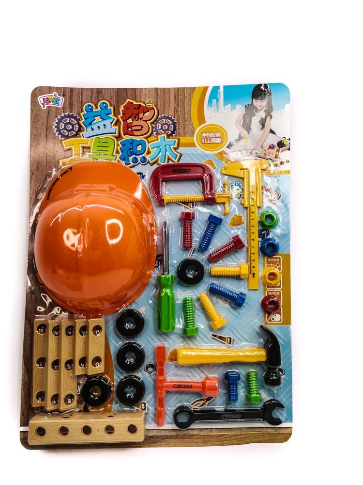 Carpentry Tool set with helmet