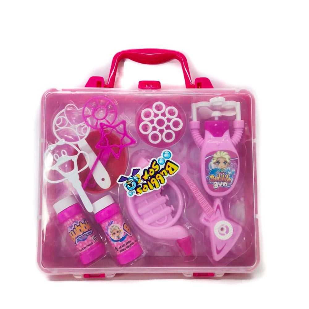 BUBBLE SET WITH DIFFIRENT ACCESSOREIS ( PINK)