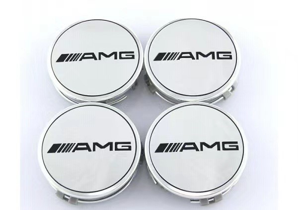 Mercedes Set 4x center caps 75mm