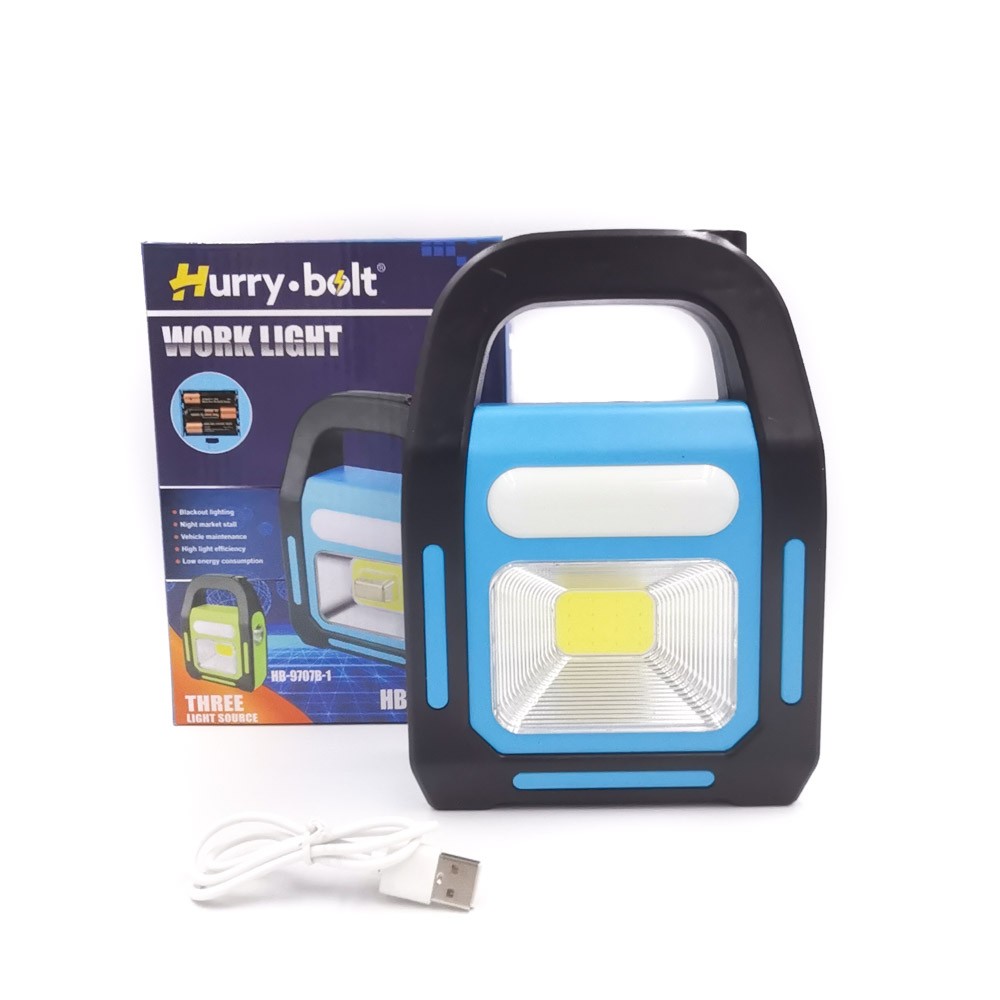 Portable Solar Handle Rechargeable Led Light HB-9707B-1