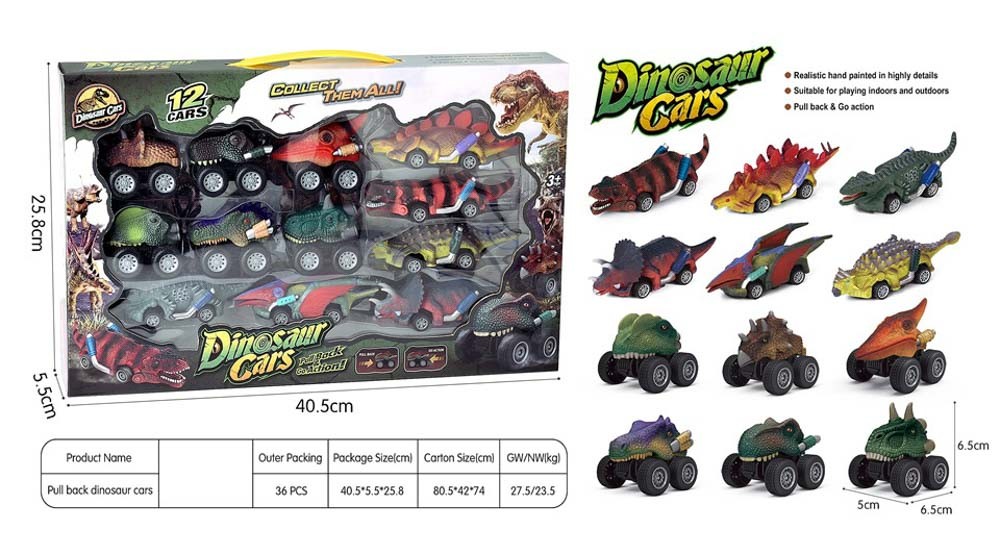 Dinosaur cars