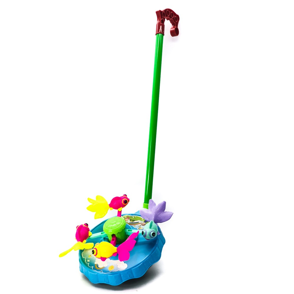 BABY PUSH TOY WITH FISH