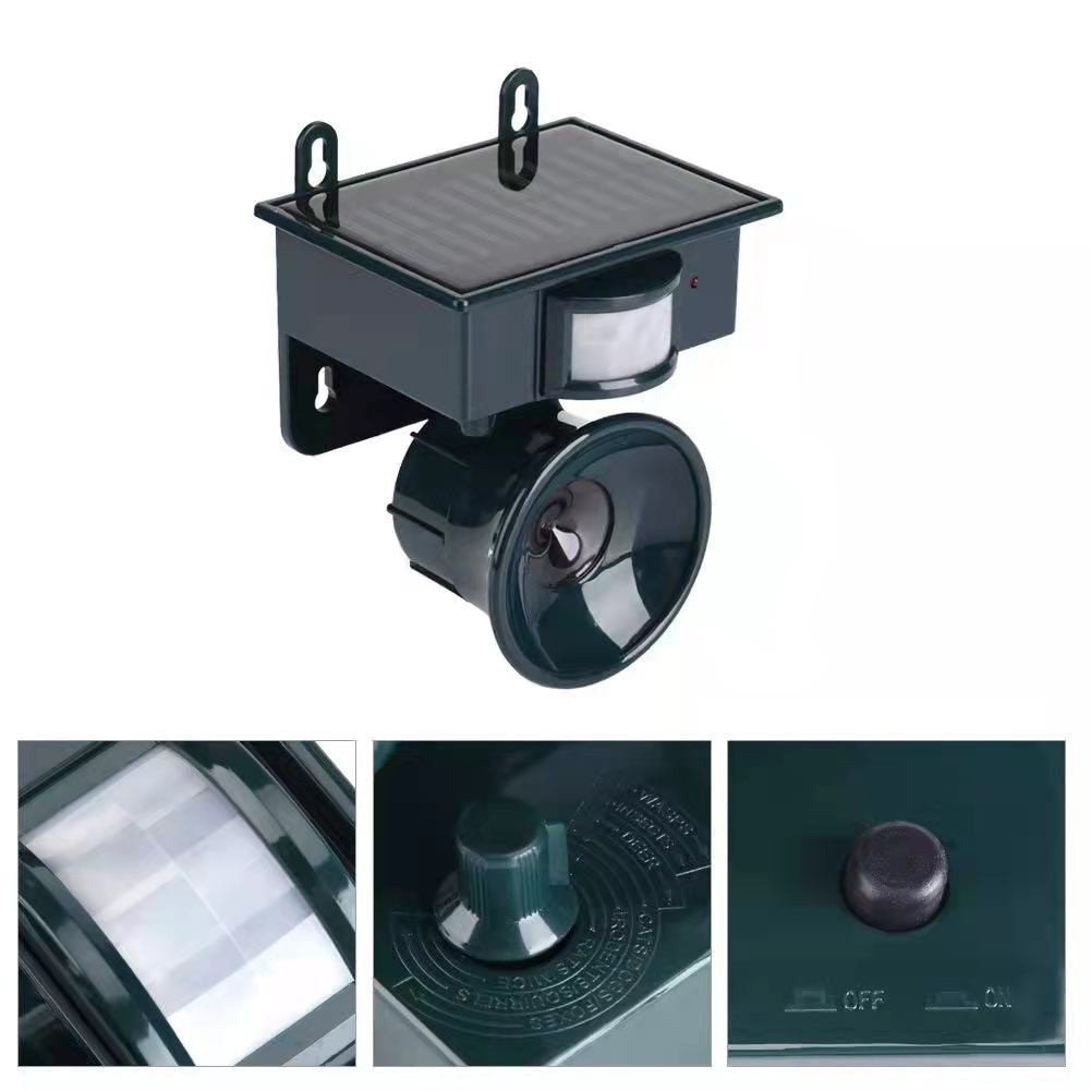 Solar outdoor pest repeller