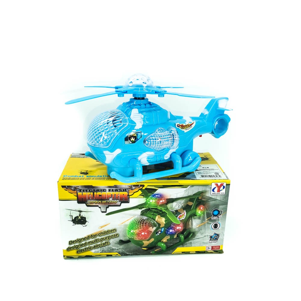 Battery operated helicopter toy