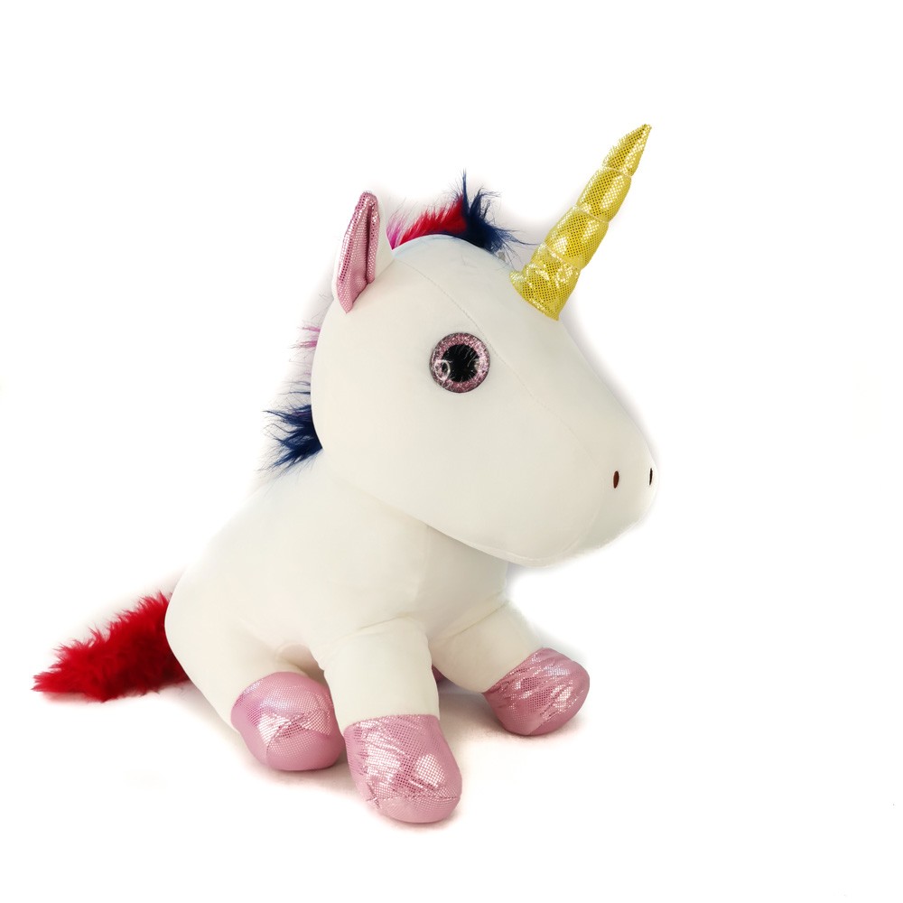 Cute unicorn soft toy (WHITE)