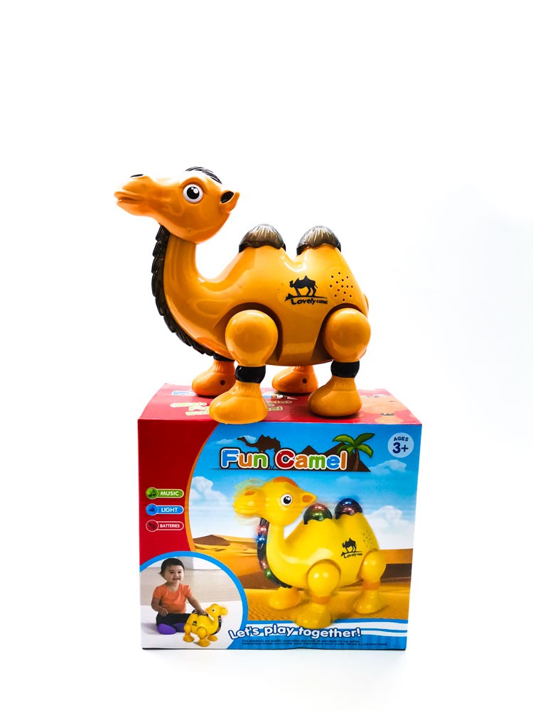 FUN  WALKING CAMEL , WITH MUSIC AND LIGHTING toy