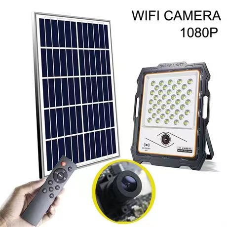 Solar light 100w with camera