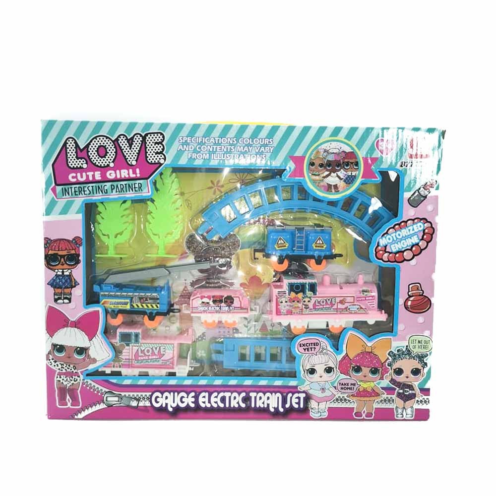 CUTE GIRL LITTLE TRAIN TOY SET