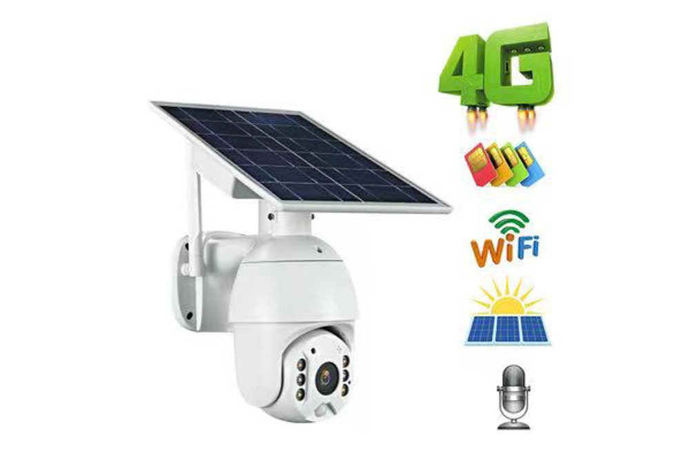 Intelligent solar Energy Alert PTZ Camera 4G
