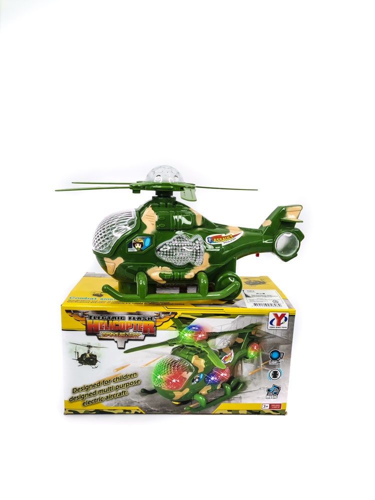 Battery operated helicopter toy