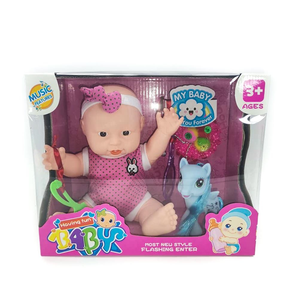 High Quality fashion doll with accessories (purple/plue)